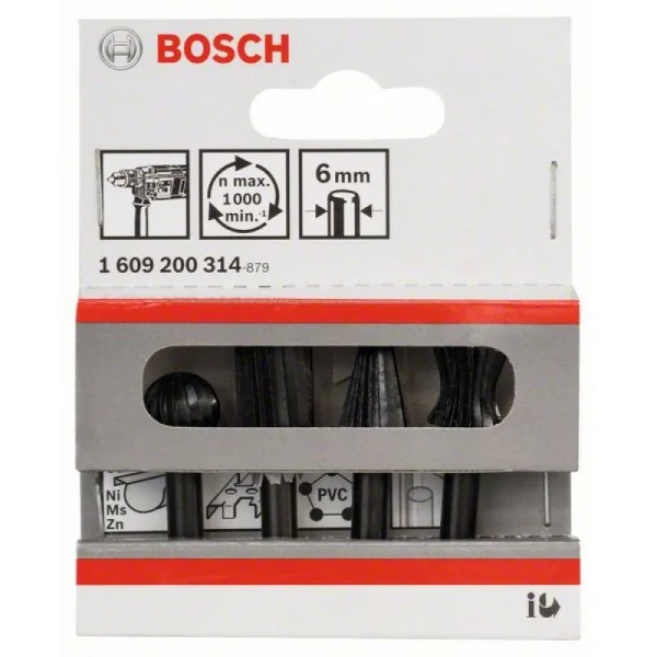 Набор из 4 ручных фрез 6 мм, 13; 13; 13; 13 мм Bosch 1609200314 — изображение 2