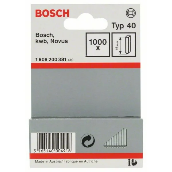 Штифт тип 40 16 мм Bosch 1609200381 — изображение 2