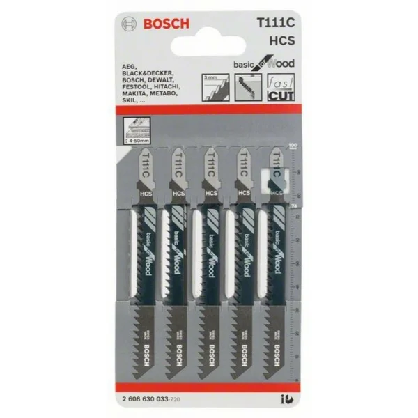 Пильное полотно T 111 C Basic for Wood Bosch 2608630033 — изображение 2