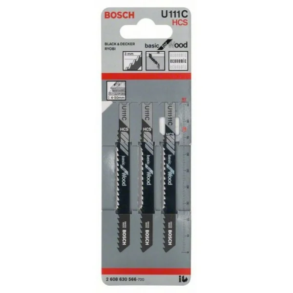 Пильное полотно U 111 C Basic for Wood Bosch 2608630566 — изображение 2