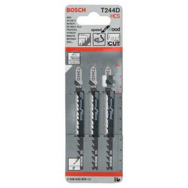 Пильное полотно T 244 D Speed for Wood Bosch 2608630879 — изображение 2
