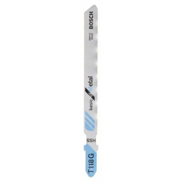 Пильное полотно T 118 G Basic for Metal Bosch 2608631012