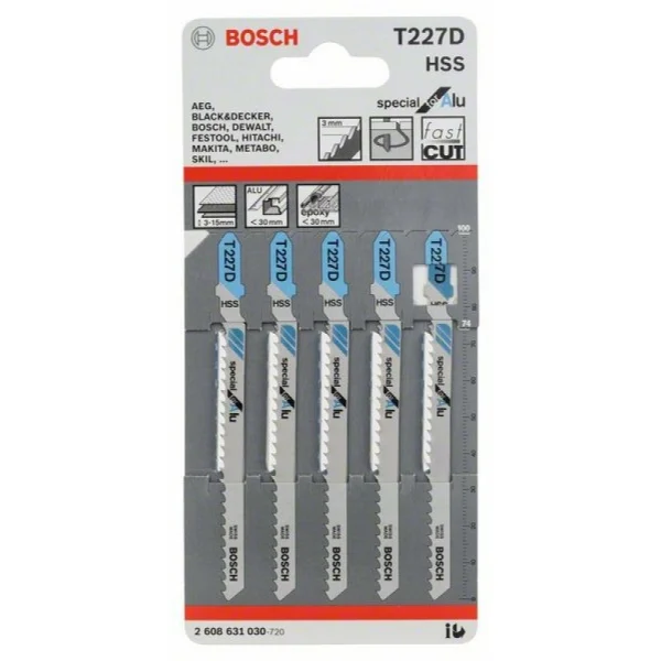 Пильное полотно T 227 D Special for Alu Bosch 2608631030 — изображение 2