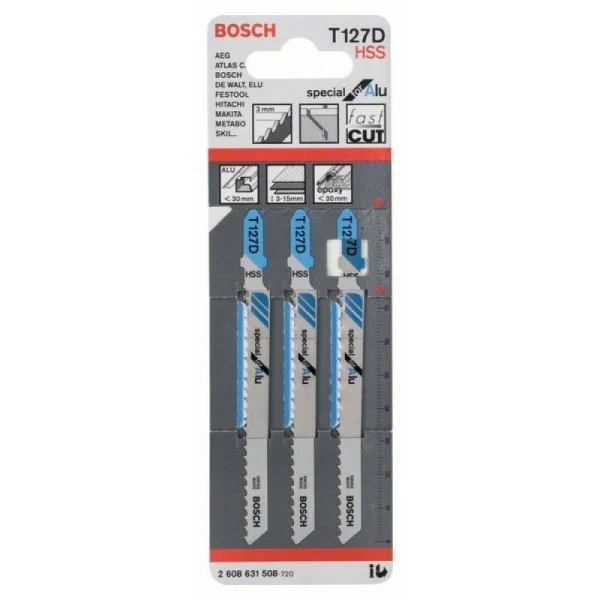 Пильное полотно T 127 D Special for Alu Bosch 2608631508 — изображение 2