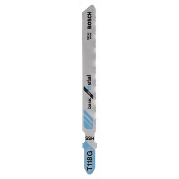 Пильное полотно T 118 G Basic for Metal Bosch 2608631674