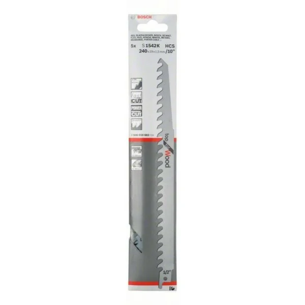 Пильное полотно S 1542 K Top for Wood Bosch 2608650682 — изображение 2