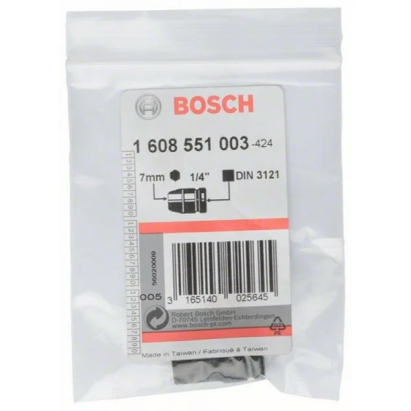 Торцевая головка 7 мм, 1/4 Bosch 1608551003 — изображение 2