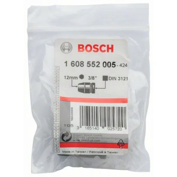 Торцевая головка 12 мм, 3/8 Bosch 1608552005 — изображение 2