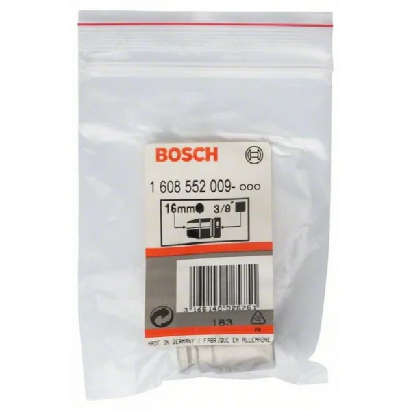 Торцевая головка 16 мм, 3/8 Bosch 1608552009 — изображение 2