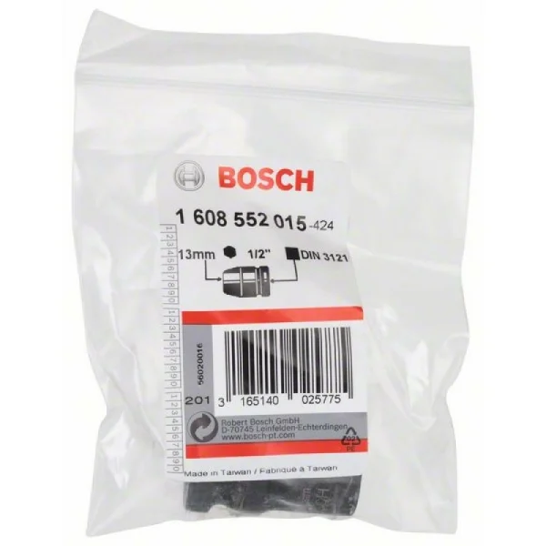 Торцевая головка 13 мм, 1/2 Bosch 1608552015 — изображение 2