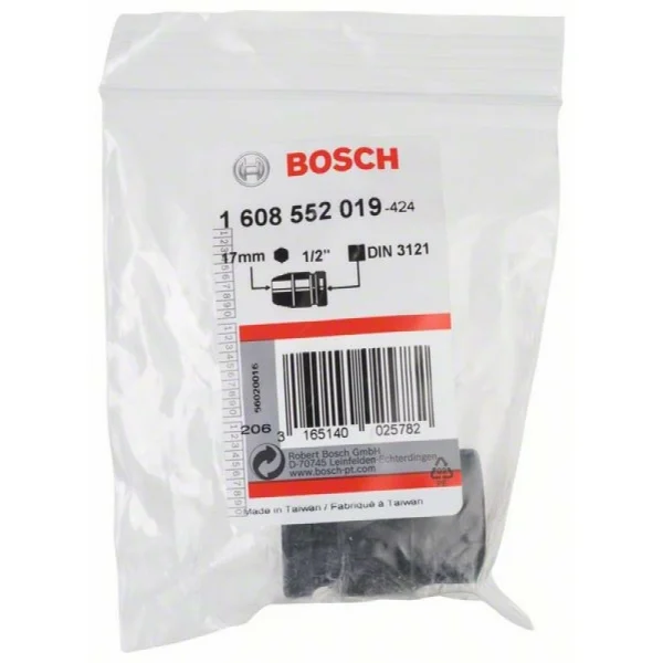 Торцевая головка 17 мм, 1/2 Bosch 1608552019 — изображение 2