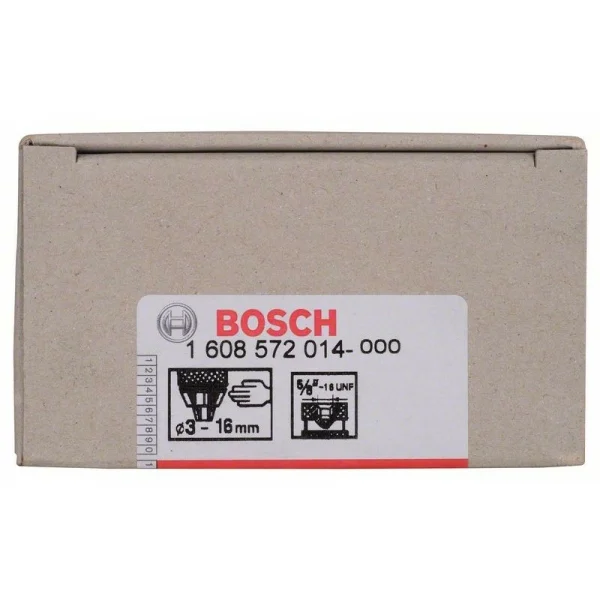 Быстрозажимный сверлильный патрон до 16 мм 3-16 мм, 5/8' - 16 Bosch 1608572014 — изображение 2