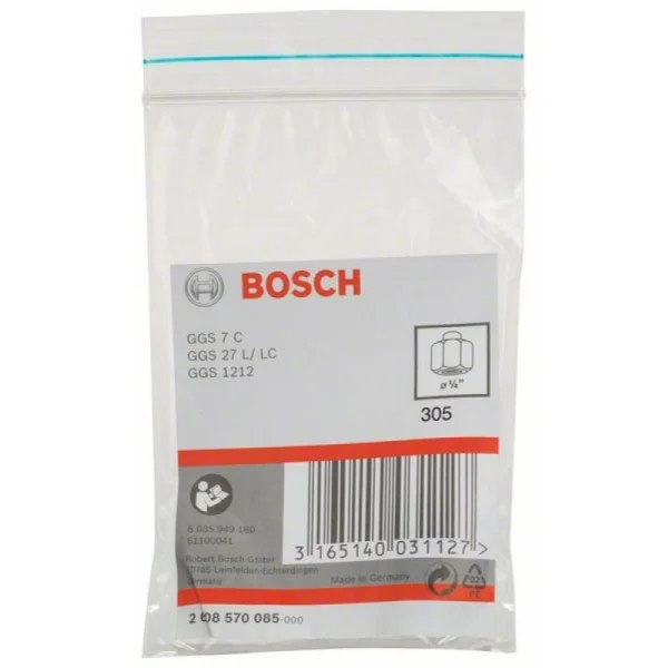 Цанговый патрон с зажимной гайкой 8 мм Bosch 2608570085 — изображение 2