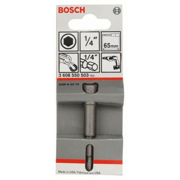 Торцовый ключ 65 ммx1/4' Bosch 3608550503 — изображение 2
