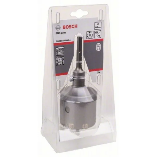 Полая сверлильная коронка SDS-plus 68x54 мм Bosch 2608550064 — изображение 2