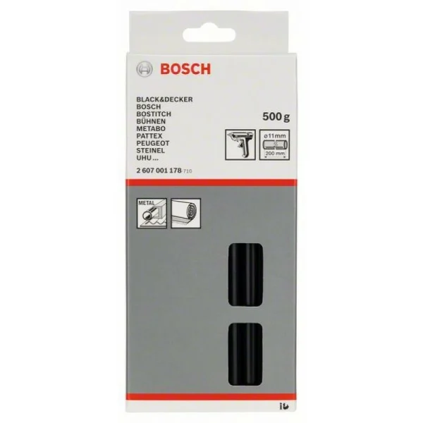 Клеевые стержни 11x200 мм, 500 г Bosch 2607001178 — изображение 2