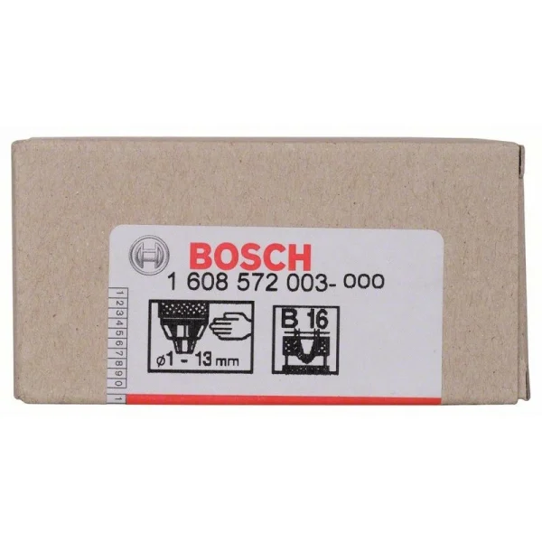 Быстрозажимной сверлильный патрон до 13 мм 1-13 мм, B 16 Bosch 1608572003 — изображение 2