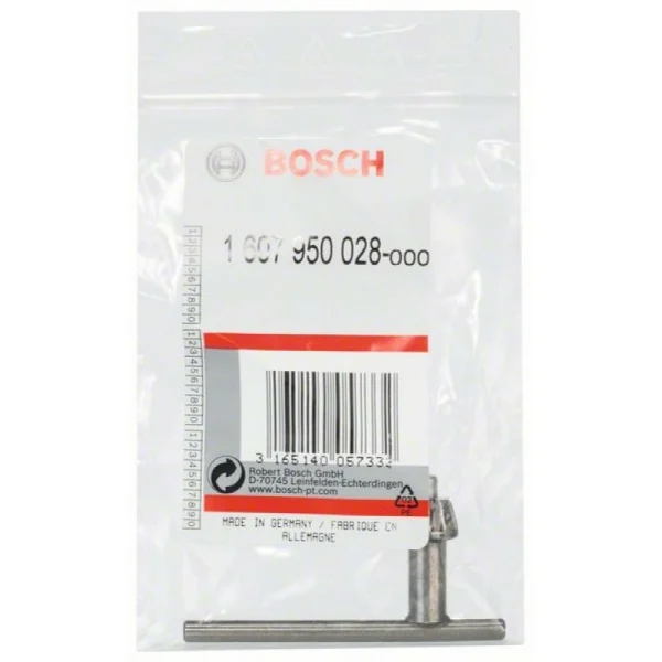 Запасной ключ для кулачкового патрона S1, G, 60 мм, 30 мм, 4 мм Bosch 1607950028 — изображение 2