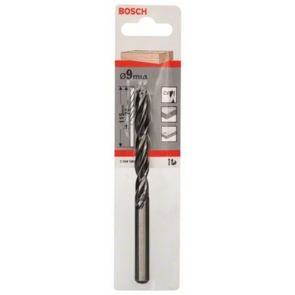Спиральное сверло по древесине Standard 9x80x120 мм, d 9 мм Bosch 2608596306 — изображение 2