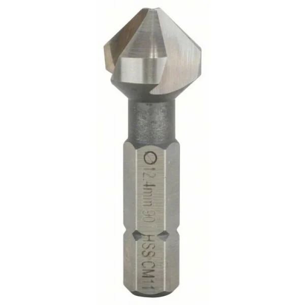 Конусный зенкер 12,4 мм, M 6, 35 мм, 1/4' Bosch 2608596407