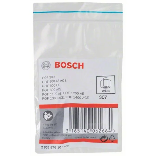 Цанговый патрон 6 мм, 19 мм Bosch 2608570100 — изображение 2
