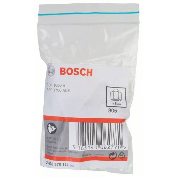 Цанговый патрон 8 мм, 27 мм Bosch 2608570111 — изображение 2