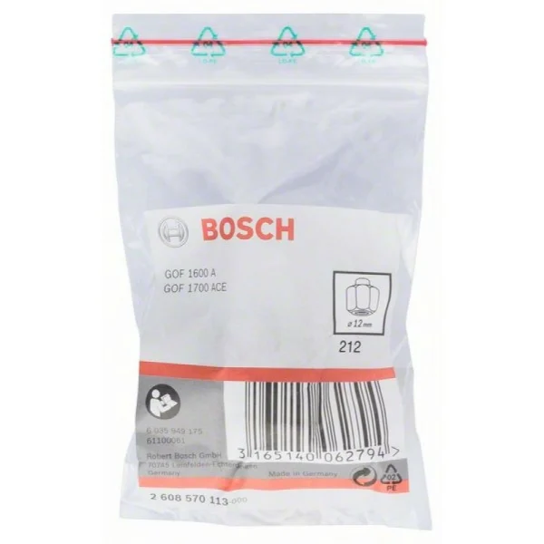 Цанговый патрон 12 мм, 27 мм Bosch 2608570113 — изображение 2
