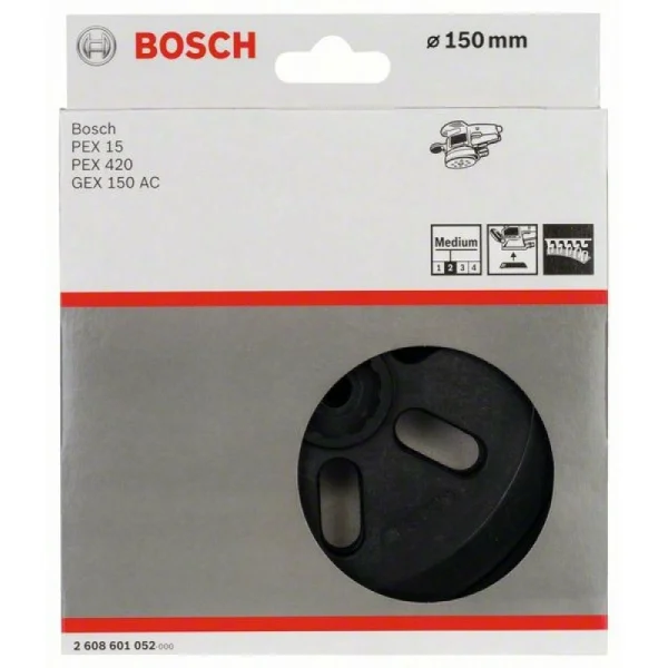 Тарельчатый шлифкруг среднезерн., 150 мм Bosch 2608601052 — изображение 2