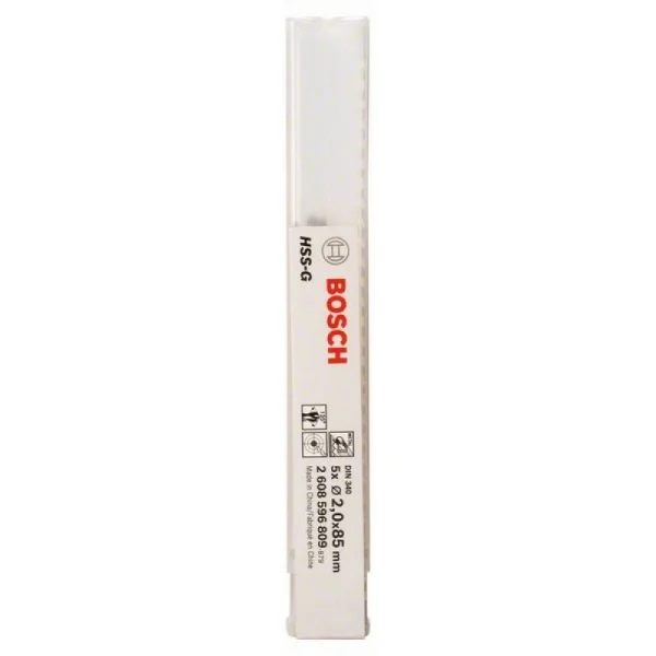 Сверло по металлу HSS-G DIN 340 2x56x85 мм Bosch 2608596809 — изображение 2