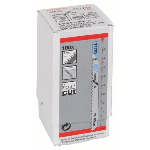 Пильное полотно T 127 D Special for Alu Bosch 2608631966 — изображение 2