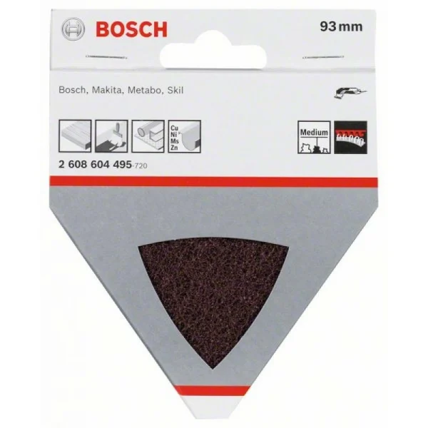 Нетканый материал 93 мм, 280, крупнозернистый Bosch 2608604495 — изображение 2