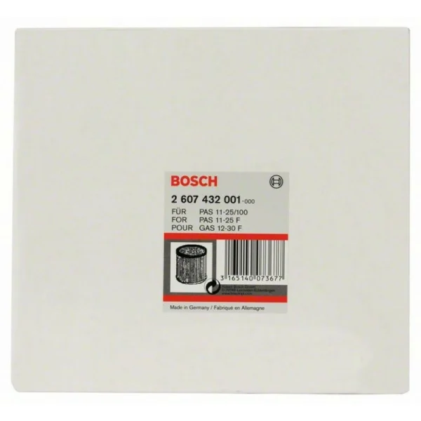 Складчатый фильтр 3600 куб. см, 190x165 мм Bosch 2607432001 — изображение 2