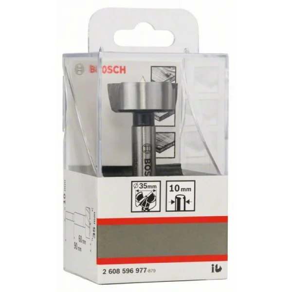 Сверло Форстнера DIN 7483 G 35x90 мм, d 10 мм Bosch 2608596977 — изображение 2