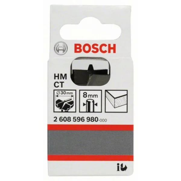Твердосплавное сверло для петельных отверстий 30x56 мм, d 8 мм Bosch 2608596980 — изображение 2