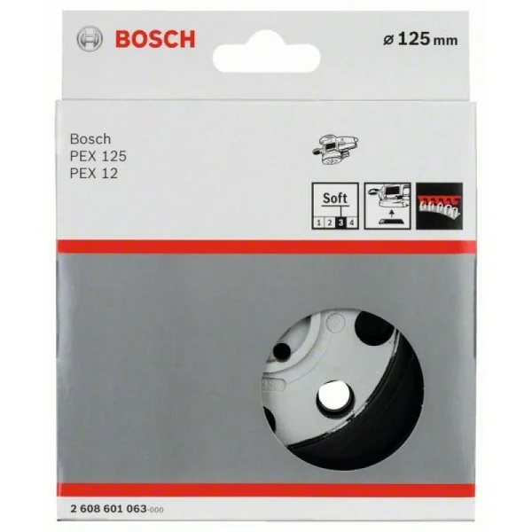 Тарельчатый шлифкруг мягкий 125 мм Bosch 2608601063 — изображение 2