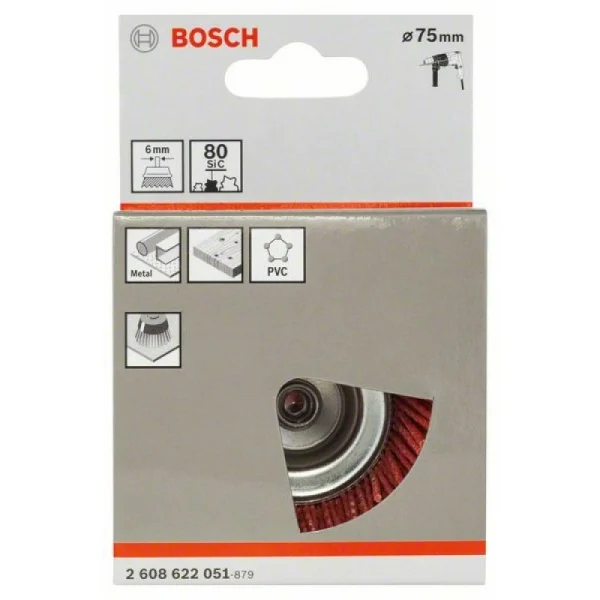 Чашечная щетка 75 мм, 1,1 мм Bosch 2608622051 — изображение 2