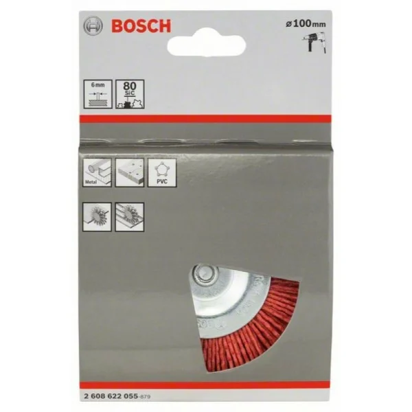 Кольцевая щетка 100 мм, 1 мм, 8 мм Bosch 2608622055 — изображение 2