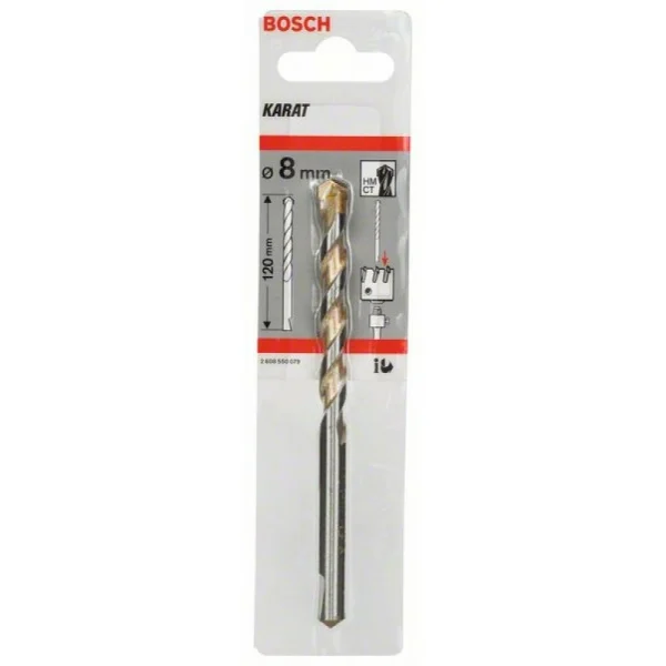 Центрирующее сверло для шестигранного хвостовика 8 мм Bosch 2608550079 — изображение 2
