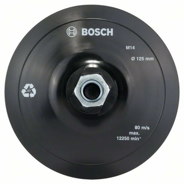 Опорная тарелка на липучке 125 мм, 12500 об/мин Bosch 2608601077