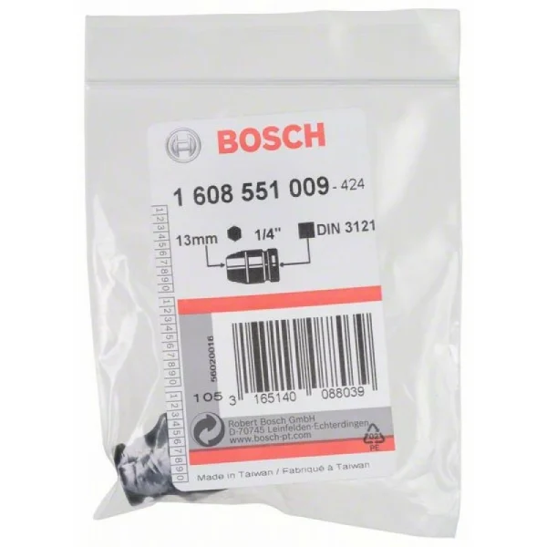Торцевая головка 13 мм, 1/4 Bosch 1608551009 — изображение 2