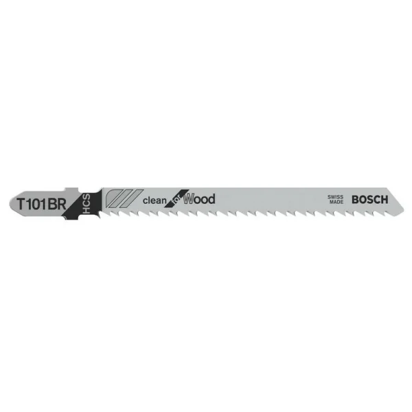 Лобзиковые пилки (3 шт) T 101 BR Clean for Wood, HCS Bosch 2608633779