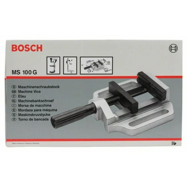 Механические тиски MS 100 G 135 мм, 100 мм, 100 мм Bosch 2608030057 — изображение 2