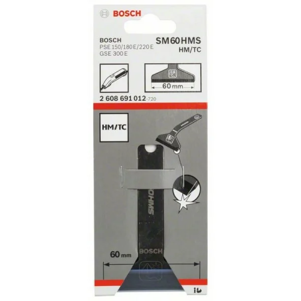 Нож-шабер SM 60 HMS 60 мм Bosch 2608691012 — изображение 2