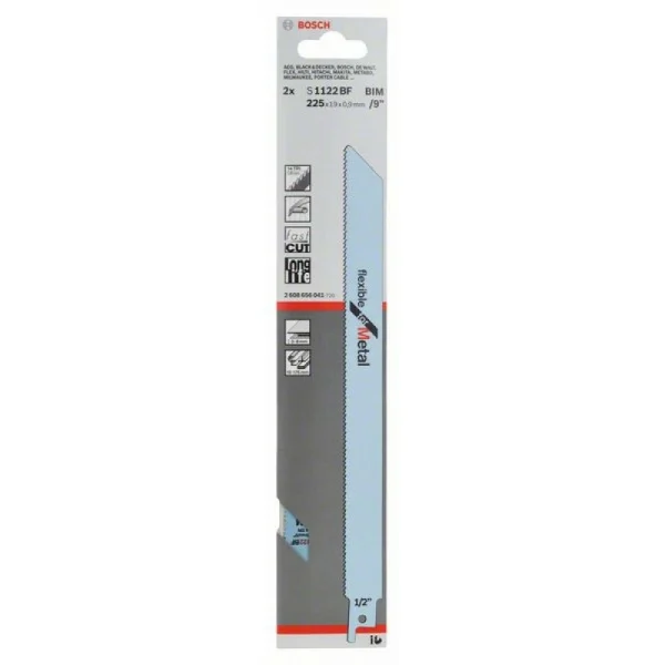 Пильное полотно S 1122 BF Flexible for Metal Bosch 2608656041 — изображение 2