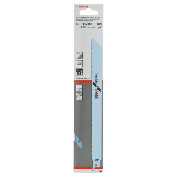 Пильное полотно S 1122 EF Flexible for Metal Bosch 2608656042 — изображение 2