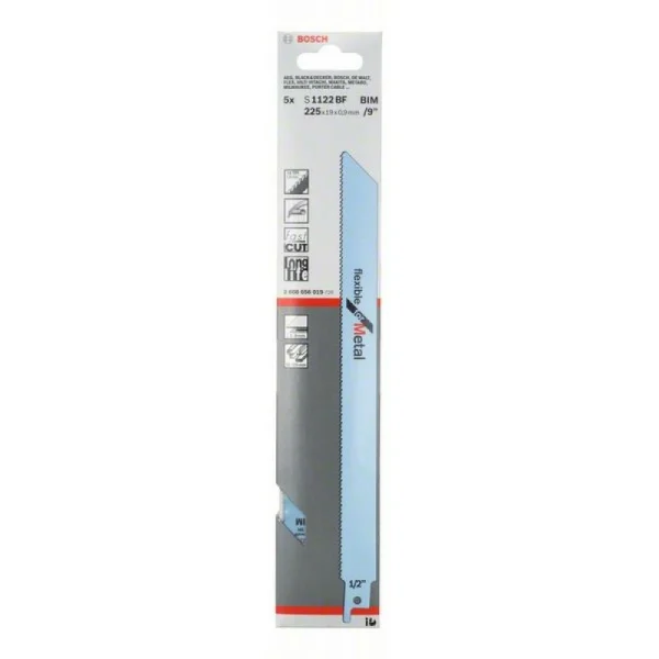Пильное полотно S 1122 BF Flexible for Metal Bosch 2608656019 — изображение 2