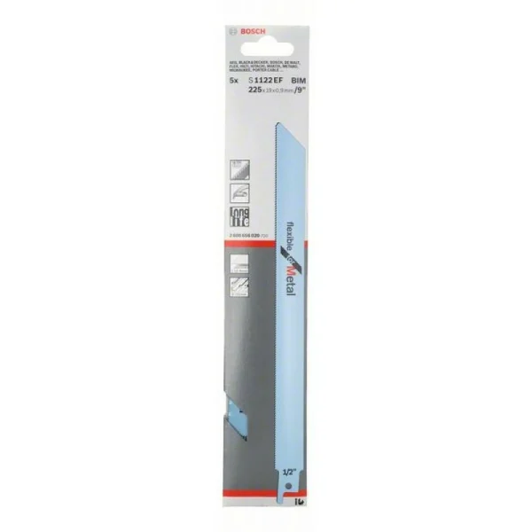Пильное полотно S 1122 EF Flexible for Metal Bosch 2608656020 — изображение 2