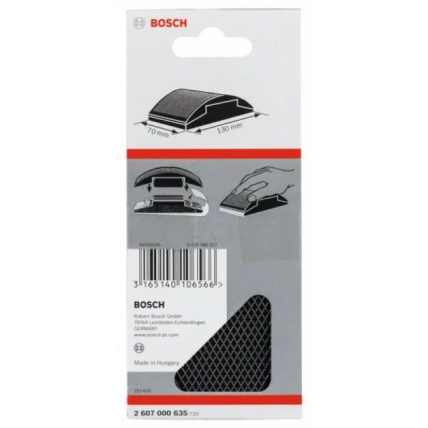Шлифколодка 70x130 мм Bosch 2607000635 — изображение 2