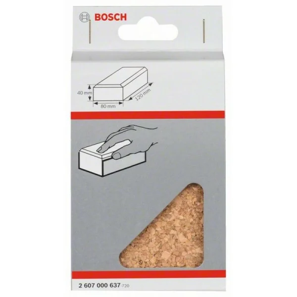 Шлифколодка 80x120 мм Bosch 2607000637 — изображение 2