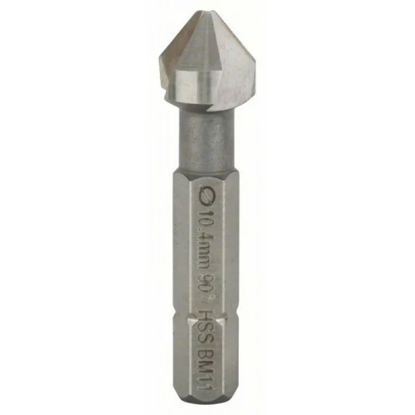 Конусный зенкер 10,4, M 5, 34 мм, 1/4' Bosch 2608597502